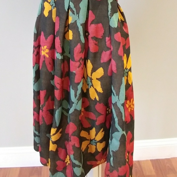 LULAROE Amelia XS Fall Leaves Print Dress NWT - Picture 6 of 9